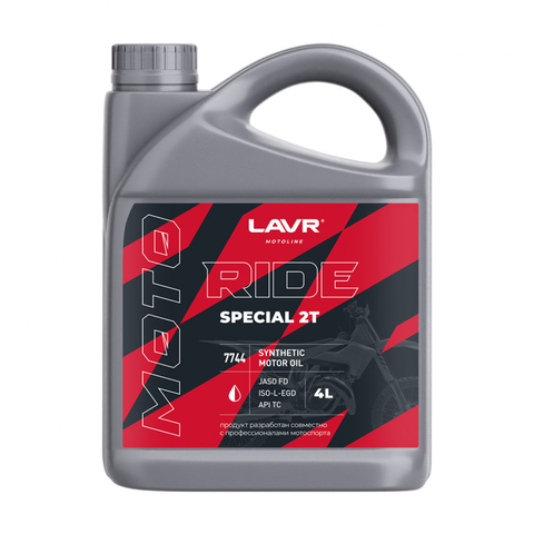 Моторное масло LAVR MOTO Ride Special 2T FD 4л
