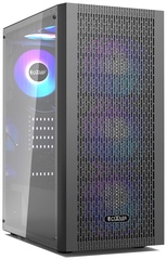 Корпус PCcooler MA100 MESH BK черный