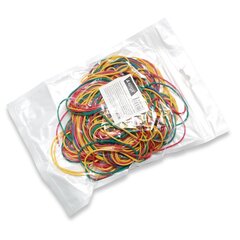 
          Резинки для денег банковские 50 мм, Alingar, 100 гр, цветные, зип - пакет, европодвес