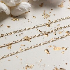 Цепочка 4,5*2,5 мм, маленькое звено 2*1,8 мм, позолота, 49 см, А025-1 (49см)