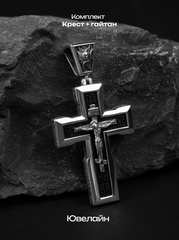 Крест из серебра 925 пробы