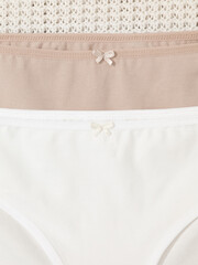 набор трусы/ уп  для девочки  К 1972-2уп/нюдовый беж,сахар