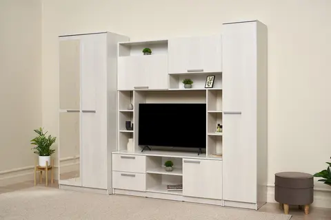 Гостиная Флора ясень белый