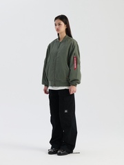 Бомбер Alpha Industries Logo L-2B Hunter Relaxed Field Grey (Полевой Серый)