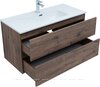 Aquanet 335684 Тумба с раковиной Алвита new 100 цв.дуб веллингтон табак (335684)