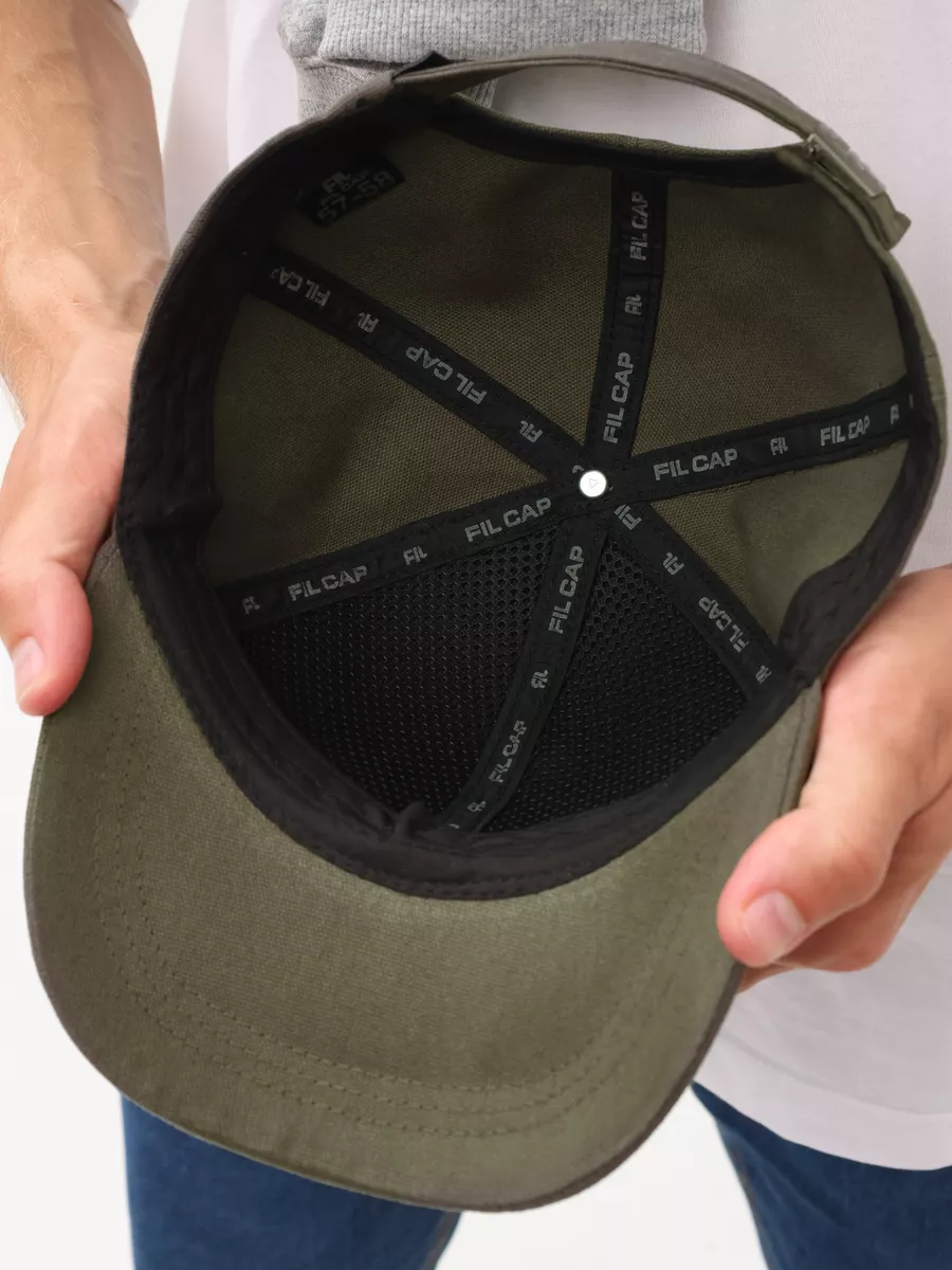 Бейсболка летняя хаки