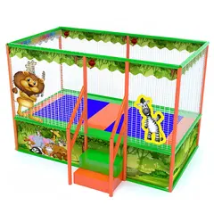 Батут 2-х секционный Саванна (4.65*2.35*2.5м)