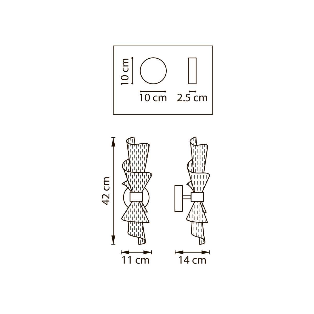 Бра Lightstar Acrile 737672