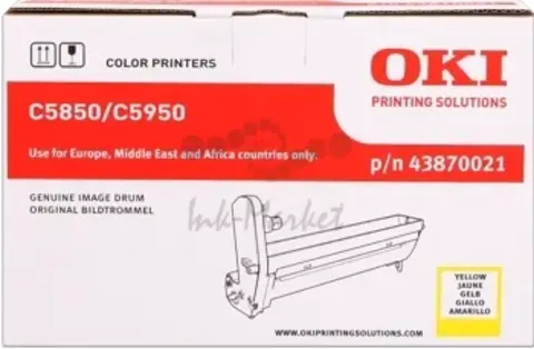OKI C5850/C5950 Drum-unit yellow (желтый) (43870021)