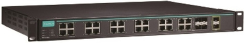 Коммутатор управляемый MOXA ICS-G7526A-20GSFP-2XG-HV-HV-T