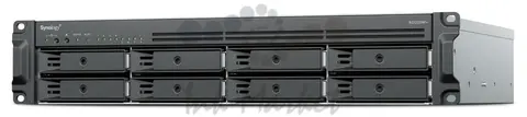 Synology RS1226RP+ Сетевое хранилище 8x2.5"/3.5" SATA, 2хM.2 2280 NVMe SSD, AMD Ryzen V1500B/4x2.2GHz, 4GB DDR4