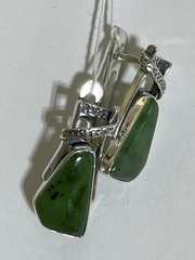 Арника (серьги  из серебра)