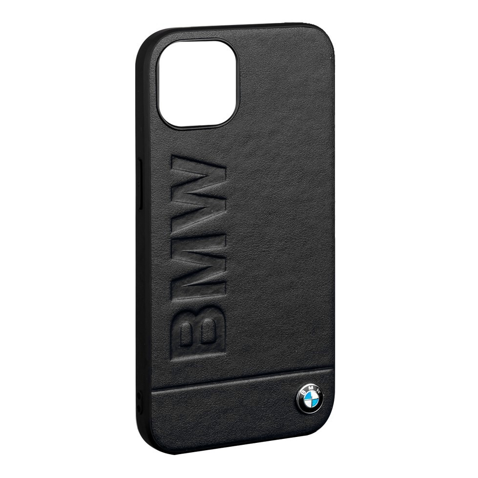 Купить Кожаный чехол BMW SLL для iPhone 13 Mini (Черный) за 990 руб, в  Чехолере