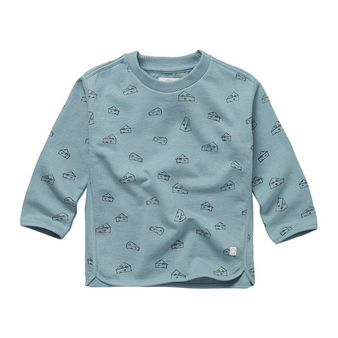 Свитшот от Sproet&Sprout (Модель Cheese Print Ice Blue)