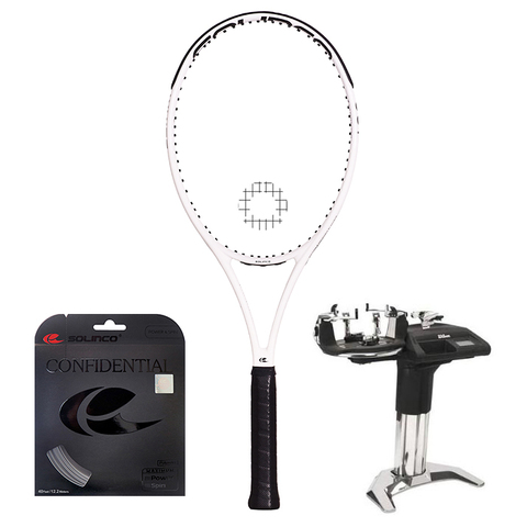 Теннисная ракетка Solinco Whiteout 305 XTD 18x20 + струны + натяжка в подарок