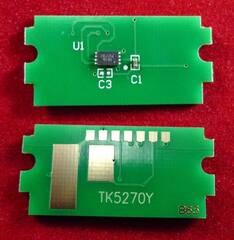 Чип TK-5270Y, желтый для Kyocera P6230cdn, M6230cidn, M6630Cidn. Ресурс 6 000 копий.
