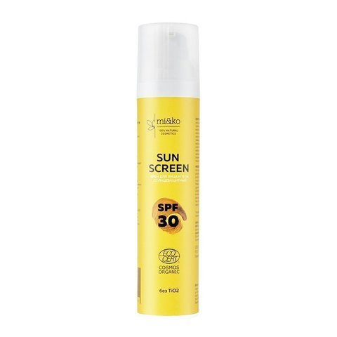 Солнцезащитный крем для лица и тела Sun Screen SPF30 100 мл | mi&ko