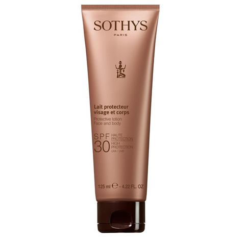 Sothys Protecting Sun Care: Эмульсия с SPF30 для лица и тела (Protective Lotion Face And Body SPF30 High Protection UVA/UVB)