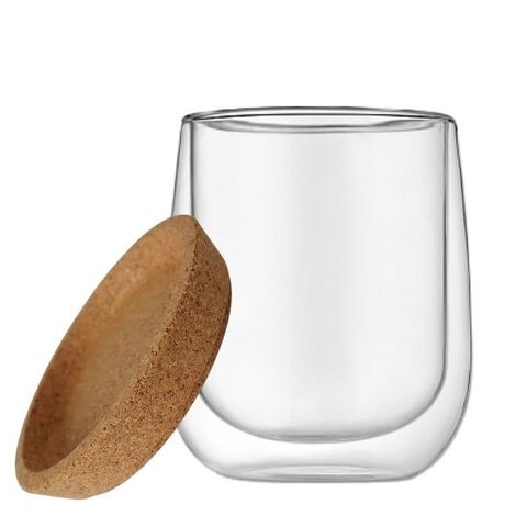 Стеклянный бокал с двойными стенками для кофе и чая Nordic, 300 мл