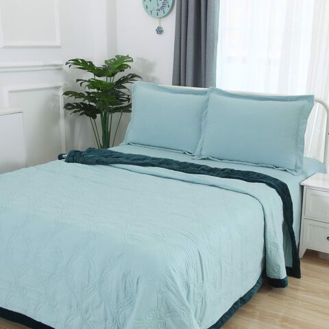 Комплект постельного белья с одеялом Тоскана (изумруд)