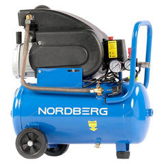 NORDBERG (NCE25/240) Компрессор поршневой 220В, ресив. 24л, 240л/мин