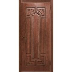 Купить Межкомнатная дверь шпон Арес орех натуральный 2 глухая