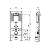 TECE TECEbase 2.0 TECEnow K440407 Инсталляция для унитаза с клавишей чёрной матовая