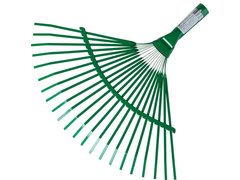 РОСТОК PB-22L, 385 х 450 мм металлические, пластинчатые, без черенка, веерные грабли (39621)