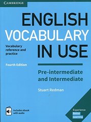 English Vocabulary in Use: Pre-intermediate and Intermediate (4th Edition) Book with answers and Enhanced eBook