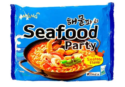 Лапша со вкусом морепродуктов Seafood Party, 125г