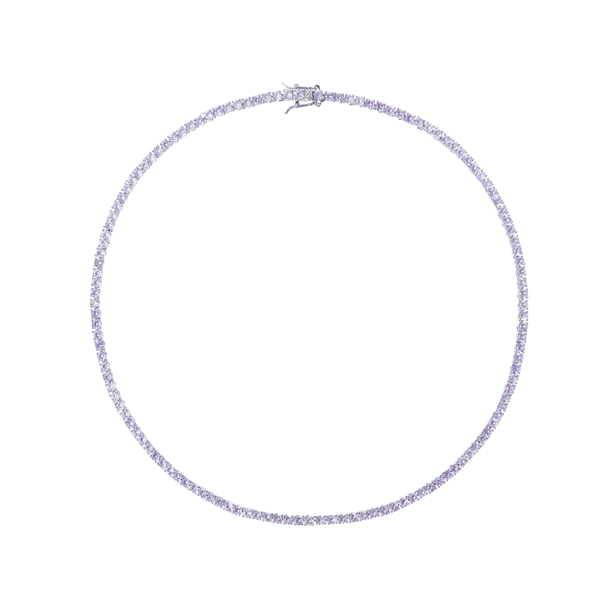 luv aj колье daisy ballier chain necklace – silver VIVA LA VIKA Колье Ballier Necklace – Lavender