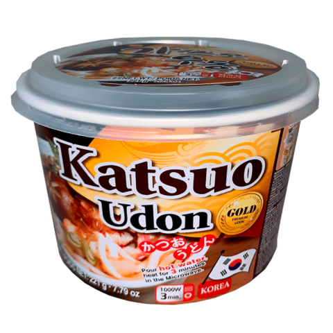 Лапша Удон со вкусом тунца Katsuo Udon Wang, 221 гр