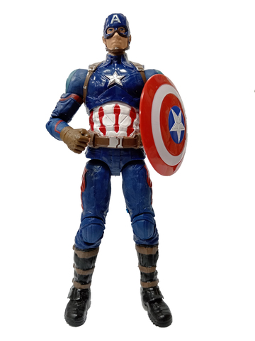 Мстители фигурка Капитан Америка подставка с подсветкой