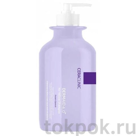 Шампунь для волос антижелтый Ceraclinic Dermaid 4.0 No Yellow Protein Quench Shampoo, 500 мл