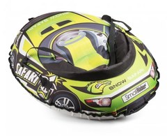 Тюбинг Small Rider с сиденьем и ремнями Snow Cars 3 Сафари зеленый 1373678