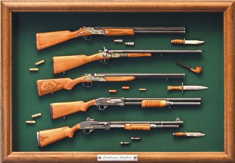 Hunting rifles set