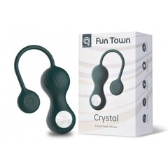 Тренажер Кегеля Magic Motion Crystal Duo темно-зеленый