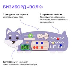 Бизиборд "Волк"