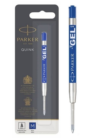 Стержень Parker Quink GEL Z05 для шариковой ручки, формат G2, Middle, Blue (1950346)