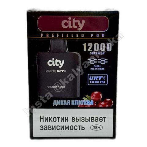 Картридж City Energy Pro URT - Дикая Клюква 12000 затяжек