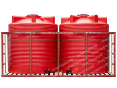 Кассета для перевозки ЖКУ Пластерра 2*6000 12000 л. вертикальный (4200x2150x2385см;красный) - арт.560134