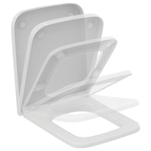Ideal Standard T392701 Сидение и крышка стандарт с функцией плавного закрытия Ideal Standard BLEND CUBE (291063)