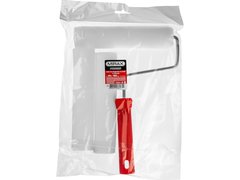 MIRAX ПОРОЛОН, 40 х 180 мм, бюгель 6 мм, 3 шубки + ручка, для водорастворимых ЛКМ, малярный валик в наборе (0364-18)