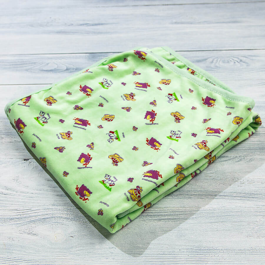 Одеяло велюровое для новорожденных