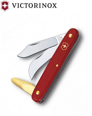 Нож складной садовый Victorinox, 110mm, Red (3.9116)