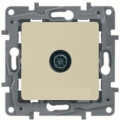 Etika Розетка TV 2дБ.слон.кость 672351