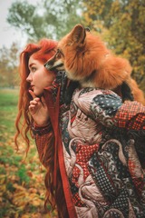 Fox and Swan. Kolomenskoye.