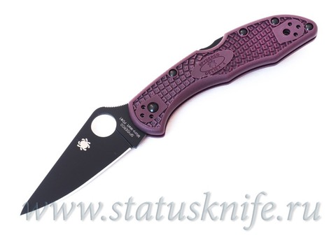 Нож Spyderco Delica 4 C11BGBKP Burgundy Micro-Melt PD#1