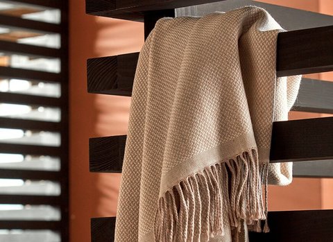 Плед 130x170 Blanc des Vosges Cosy Chanvre