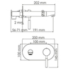WasserKRAFT Main 4130 Встраиваемый смеситель для раковины